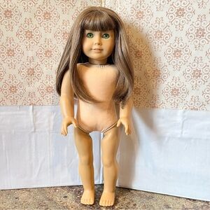 American Girl Just Like You Doll #19 - Classic Mold Long Brown Hair & Green Eyes